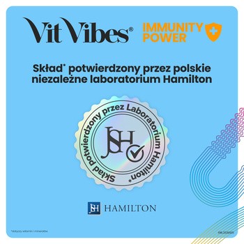 Vit Vibes Immunity Power, żelki, smak cytryna-marakuja, 60 szt.