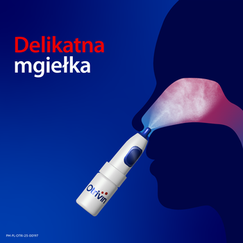 Otrivin 0.1%, (1 mg/ml), aerozol do nosa, 10 ml, pompka z boku