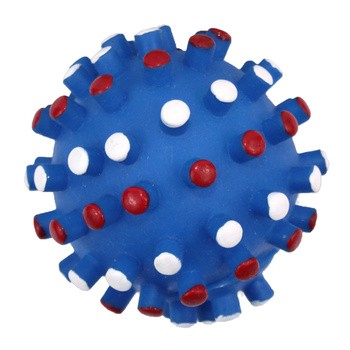 Pet Nova Dentball Piłka jeż z wypustkami, winylowa zabawka dla psa M, 8,5 cm, 1 szt.
