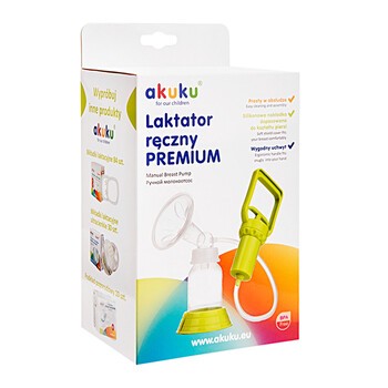 Akuku, laktator ręczny Premium, 1 szt.