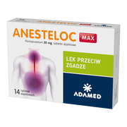 Anesteloc Max, 20 mg, tabletki dojelitowe, 14 szt.