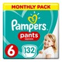 Pampers Pants 6, pieluchomajtki dla dzieci, (15+ kg), 132 szt.