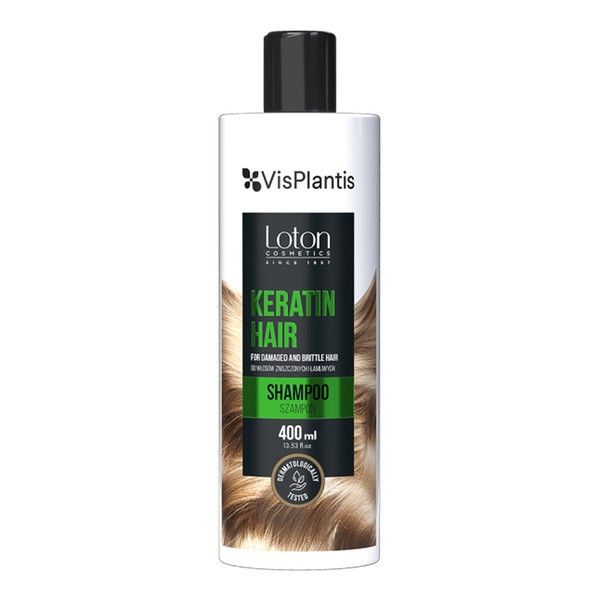 Vis Plantis Vis Plantis Loton Cosmetics, Keratin hair, Shampoo strapaziert und brüchig, 400 ml — Inhaltsstoffe und Bewertung
