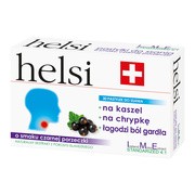 Helsi, pastylki do ssania, smak czarnej porzeczki, 30 szt