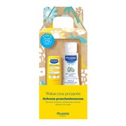 Zestaw Mustela, Wakacyjna Przygoda, sztyft przeciwsłoneczny SPF 50, 9 ml + żel do mycia, 100 ml https://azcdn.doz.pl/image/d/product/f3890cdc-scale-180x180.png