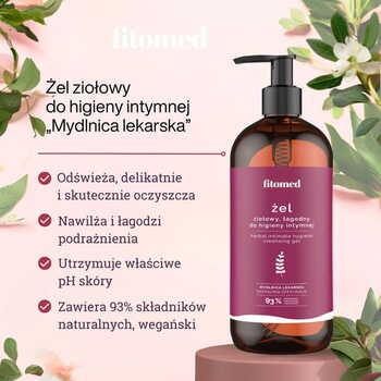 Fitomed, Mydlnica lekarska, żel ziołowy do higieny intymnej, 500 g