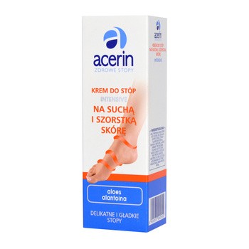 Acerin Intensive, krem do stóp na suchą i szorstką skórę z woskiem pszczelim, 75 ml.