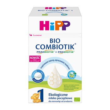 HiPP 1 BIO COMBIOTIK ekologiczne mleko początkowe, dla niemowląt od urodzenia, 550 g