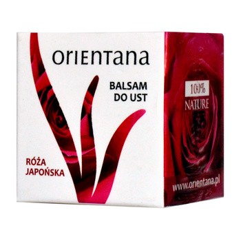 Orientana, balsam do ust, róża japońska, 8 g