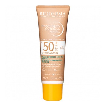 Bioderma Photoderm Cover Touch Mineral, kryjący fluid ciemny, SPF 50+, 40 g
