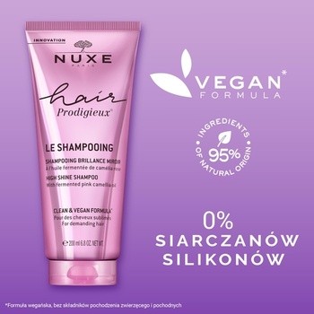 Nuxe Hair Prodigieux, szampon wygładzający, 50 ml