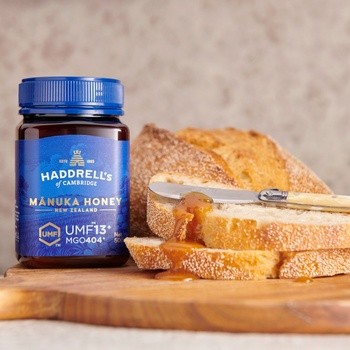 Haddrell's, Manuka Honey, miód manuka UMF13+, MGO404+, 500 g