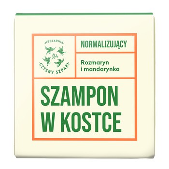 Mydlarnia 4 Szpaki, normalizujący szampon w kostce, 75 g