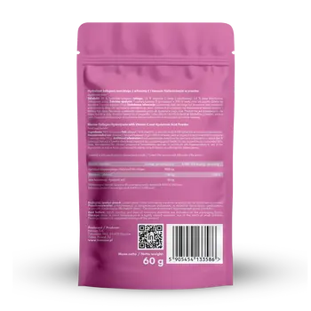 Intenson Kolagen morski + Witamina C + kwas hialuronowy, proszek, 60 g