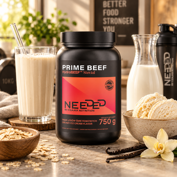Needed Prime Beef, proszek, smak lodów śmietankowych, 750 g