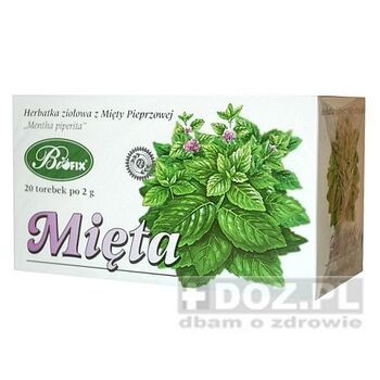 Bifix, Mięta, herbatka ziołowa, 2 g, 20 szt