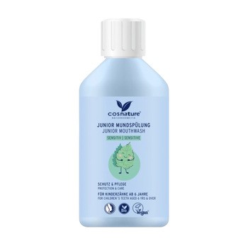 Cosnature, płyn do płukania jamy ustnej dla dzieci, rumiankowo-miętowy, 300 ml