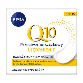 Nivea Q10 Ujędrnienie, krem przeciwzmarszczkowy na dzień SPF 15, 50 ml