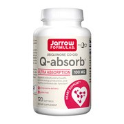 Jarrow Formulas, Q-absorb, 100 mg, kapsułki, 120 szt.        