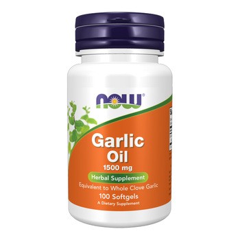 Now Foods Garlic Oil, 1500 mg, kapsułki, 100 szt.