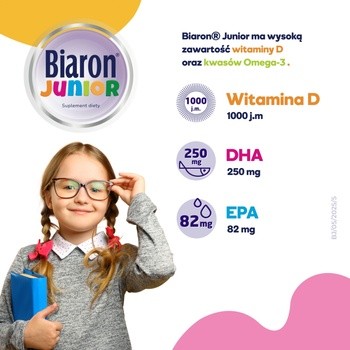 Biaron Junior, kapsułki miękkie do żucia, 30 szt.