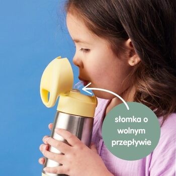 B.box, Bidon termiczny Lilac Pop, 350 ml, 1 szt.