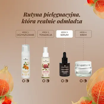 Orientana Ashwagandha, serum-ampułka odmłodzenie, 30 ml