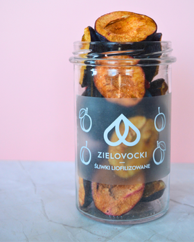 Zielonova Zielovocki, śliwki liofilizowane, 55 g