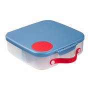 B.BOX, lunchbox dla dzieci, śniadaniówka z przegródkami i wkładem chłodzącym, Blue Blaze, 2l        