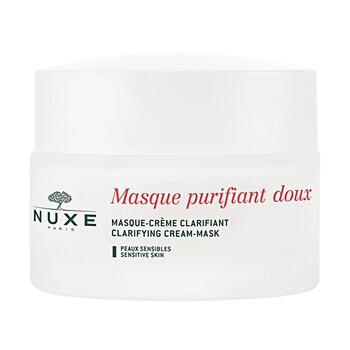 Nuxe Masque Purifiant, delikatnie oczyszczająca maseczka-krem z płatkami róży, 50 ml
