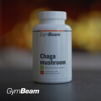GymBeam Grzyb Chaga ekstrakt, kapsułki, 90 szt.