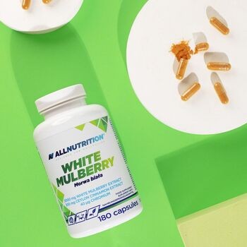 Allnutrition White Mulberry Morwa biała, kapsułki, 180 szt.