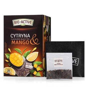 Big-Active, herbata czarna Cytryna & Mango, torebki, 20 szt.