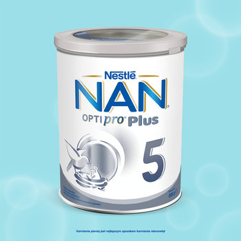 Nestle Nan Optipro Plus 5, produkt na bazie mleka, proszek, po 2,5 roku, 800 g