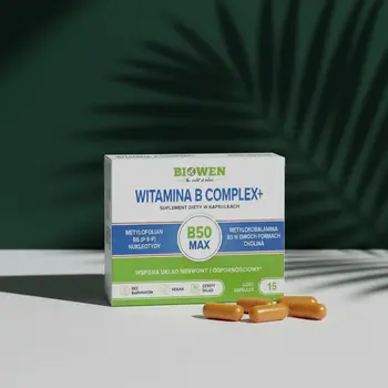 Biowen Witamina B complex+, kapsułki twarde, 15 szt.