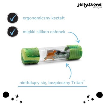 Jellystone Designs, butelka sensoryczna DIY, dinozaur, 1 szt.