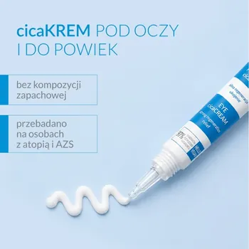Flos-Lek Pharma Cica Care, łagodzący krem pod oczy, 15 ml