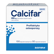 Calcifar, 400 mg jonów wapnia, kapsułki twarde, 100 szt.