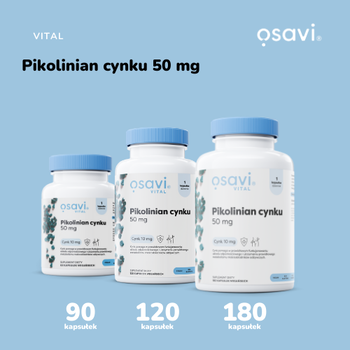 Osavi Pikolinian Cynku 50 mg, kapsułki twarde, 60 szt.