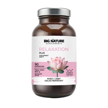 Big Nature Relaxation Plus, kapsułki miękkie, 90 szt.