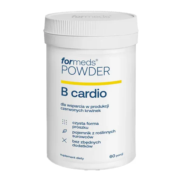 Витамины группы B ForMeds Powder B Cardio, порошок, 60 порций