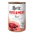 Brit Paté & Meat Beef, karma mokra dla psów, wołowina, 400 g