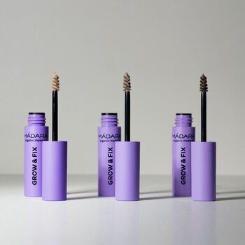 Madara Grow & Fix Tinted Brow Gel, żelowe serum do stylizacji brwi, Smoky Blonde 2, 4,25 ml