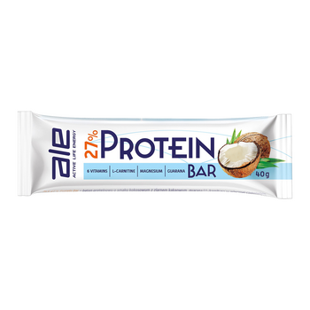 ALE 27% Protein Bar, baton o smaku kokosowym, 40 g