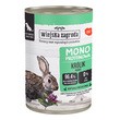 Wiejska Zagroda Monoproteinowa Królik, mokra karma dla psa, 400 g