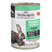 Wiejska Zagroda Monoproteinowa Królik, mokra karma dla psa, 400 g https://azcdn.doz.pl/image/d/product/c5335b01-scale-180x180.png