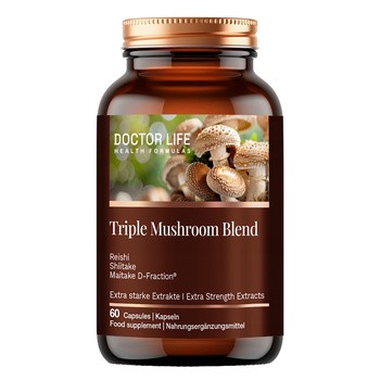 Doctor Life Triple Mushroom Blend, kapsułki, 60 szt.