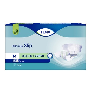 TENA Slip ProSkin Super, pieluchomajtki, rozmiar M, 30 szt.
