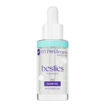 Bell HypoAllergenic x Besties, Glow Oil, rozświetlający olejek do twarzy, 01 Moonlight, 7,5 g
