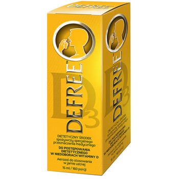 Defree, aerozol do stosowania w jamie ustnej, 15 ml (160 porcji)